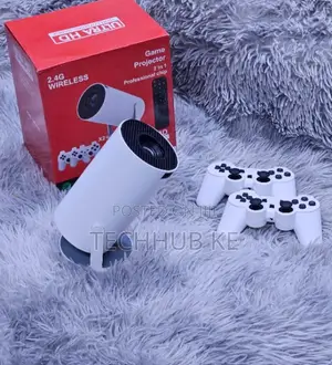 Gaming Projector With Controllers HY300 Android 13 Portable Projector