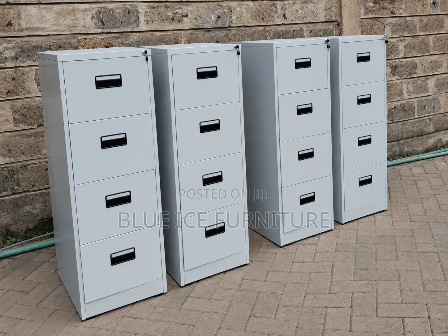 New Lockable 4 Drawer Storing Cabinet