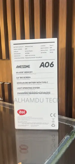 New Itel A06 64 GB Gray