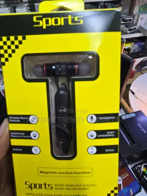 Wireless Bluetooth Neckband Headset With Noise Reduction