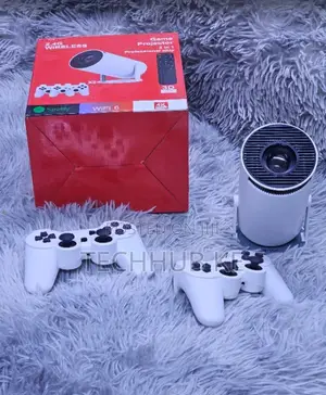 Mini Portable Android 1080P WiFi Projector for Gaming With Controller