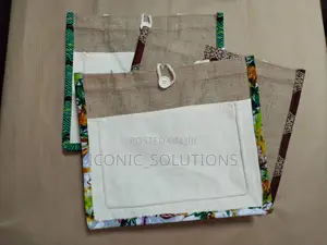 Ankara A4 Jute Bags