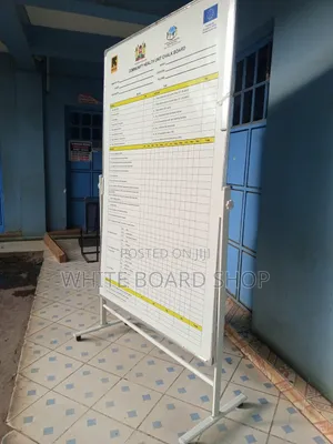 Free Standing Printed Whiteboard 1800x1200mm for NGOs Refugee Camps