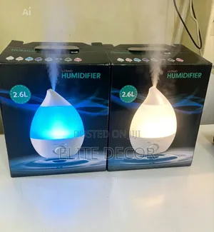 :
2.6L Humidifier With Fragrance Diffuser – Adjustable Mist Output