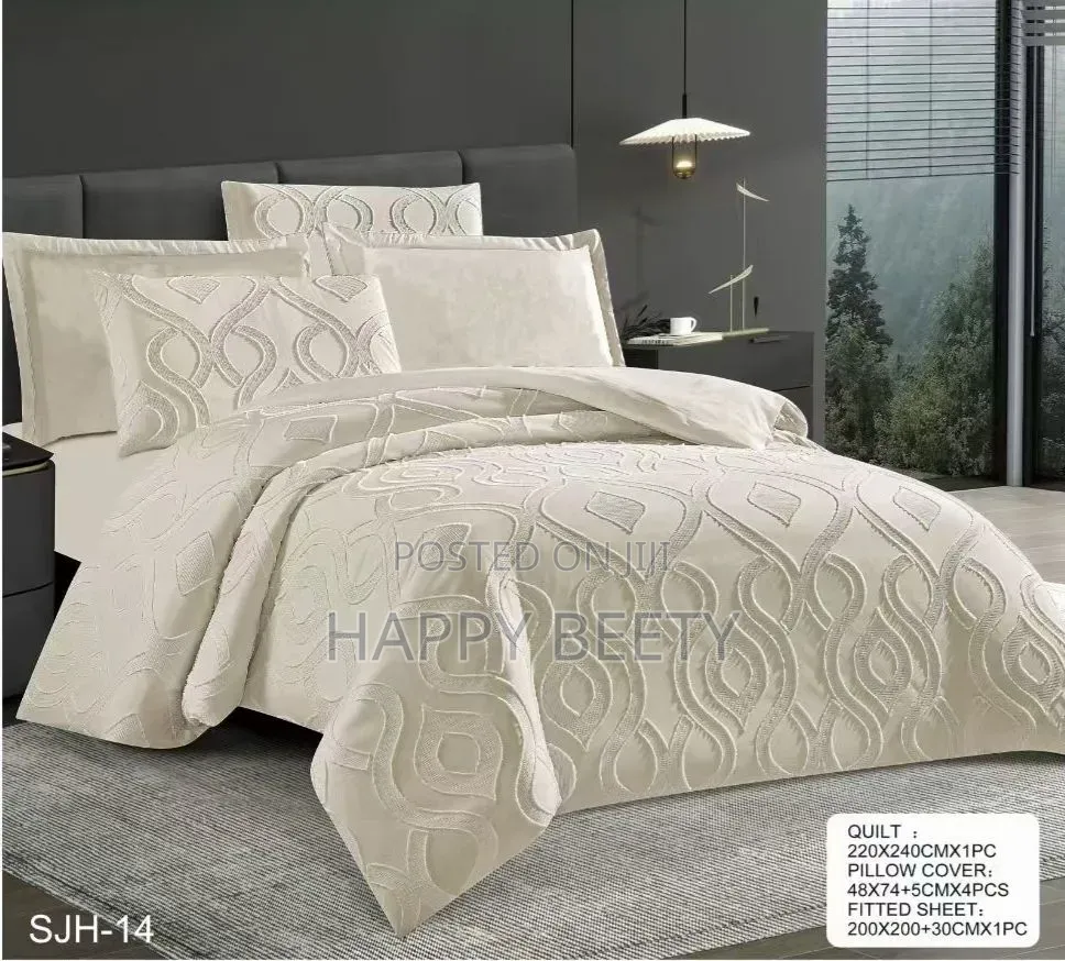 6 PC Tufted Duvetcover
