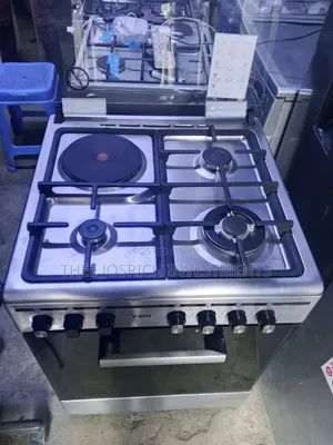 Von 3+1 Stainless Steel Cookerwith Wok Burner Heavy Cast Iron Sensors