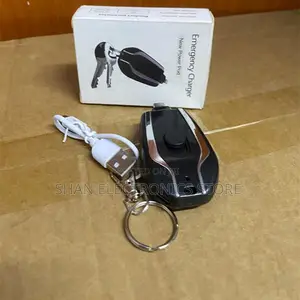 Type-C 1500mAh Mini Power Bank Designed Portable Emergency Keychain