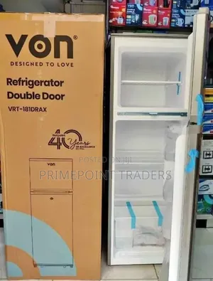VON VRT-181DRAX Refrigerator – Smart Storage Meets Efficient Performa