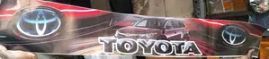 Premium Toyota Windshield Sun Visor Sticker | Custom Sport Design