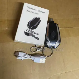 Smartphones 1500mAh Power Bank Designed Portable Emergency Keychain