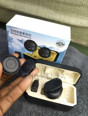Wireless Microphone for YouTube Magnetic Round Button