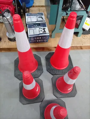 75cm Reflective Warning Cone – Durable Road Safety Equipment