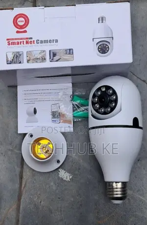 360° Panoramic PTZ CCTV Bulb Camera Security CCTV