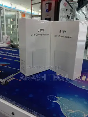 61W USB-C Charger for MacBook, iPad Android