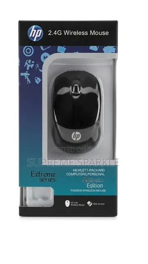 ​HP 3100 2.4G Wireless Mouse – Platinum Edition Optical Mouse.