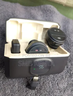 Dual Wireless Lavalier Mic With Led Display
