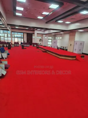Wall to Wall Office Carpets in Berries Red