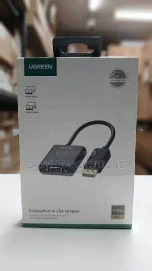 UGREEN DP109 DP Male to VGA Female Converter -Black
