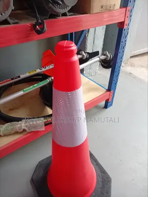 Reflective PVC Traffic Cone 75cm – Roadwork & Hazard Safety Cone