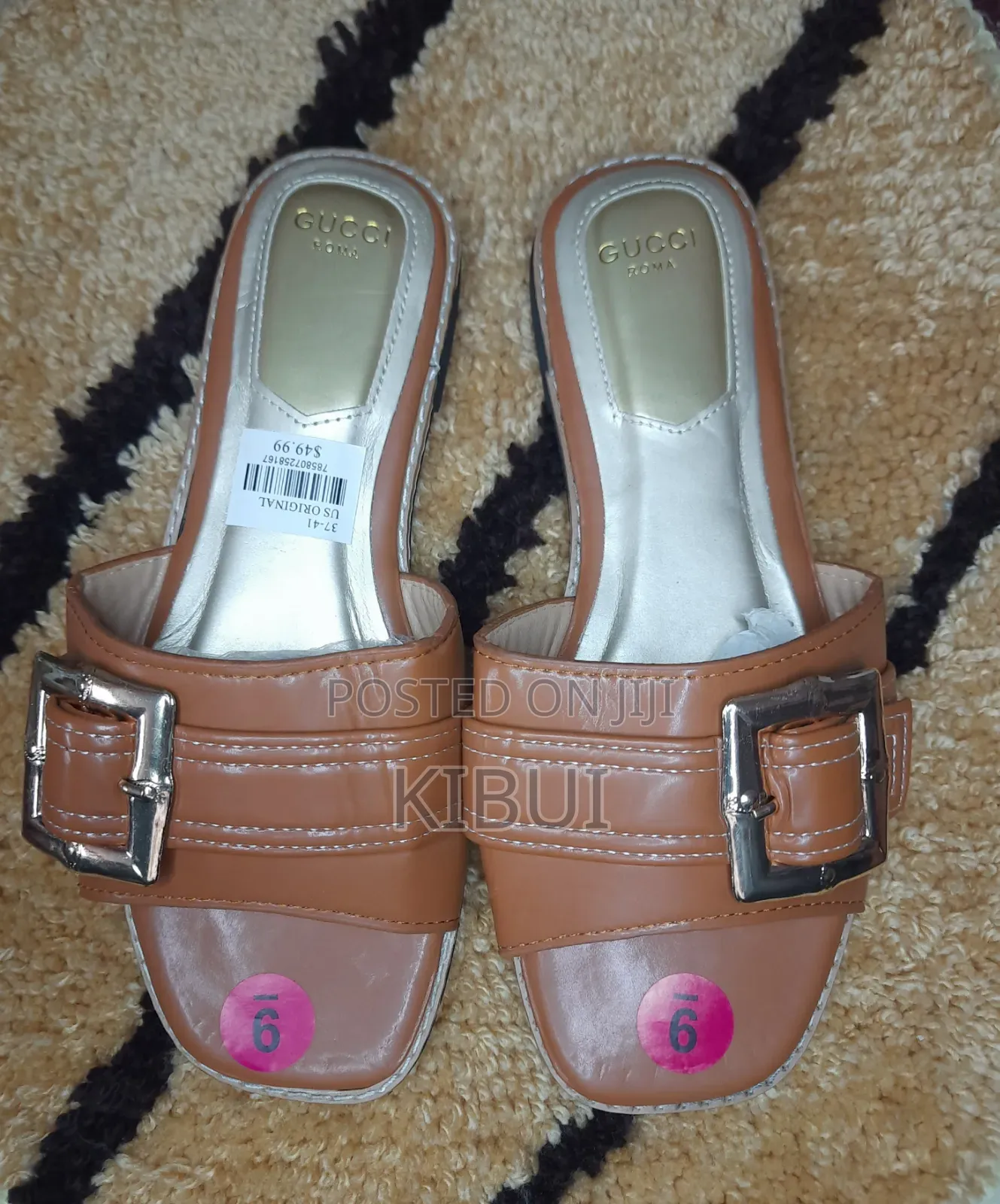 Buckled Ladies Flat Shoe