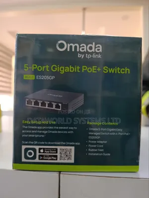 TP-Link ES205GP Omada 5-Port Gigabit Easy Managed POE+ Switch