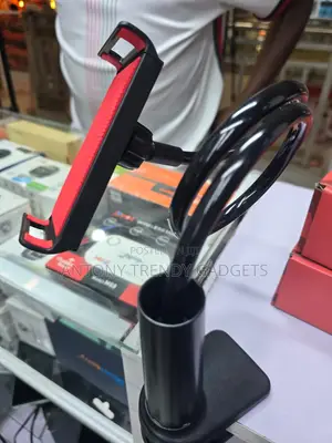 Flexible Lazy Phone Holder With 360° Gooseneck Arm Clamp