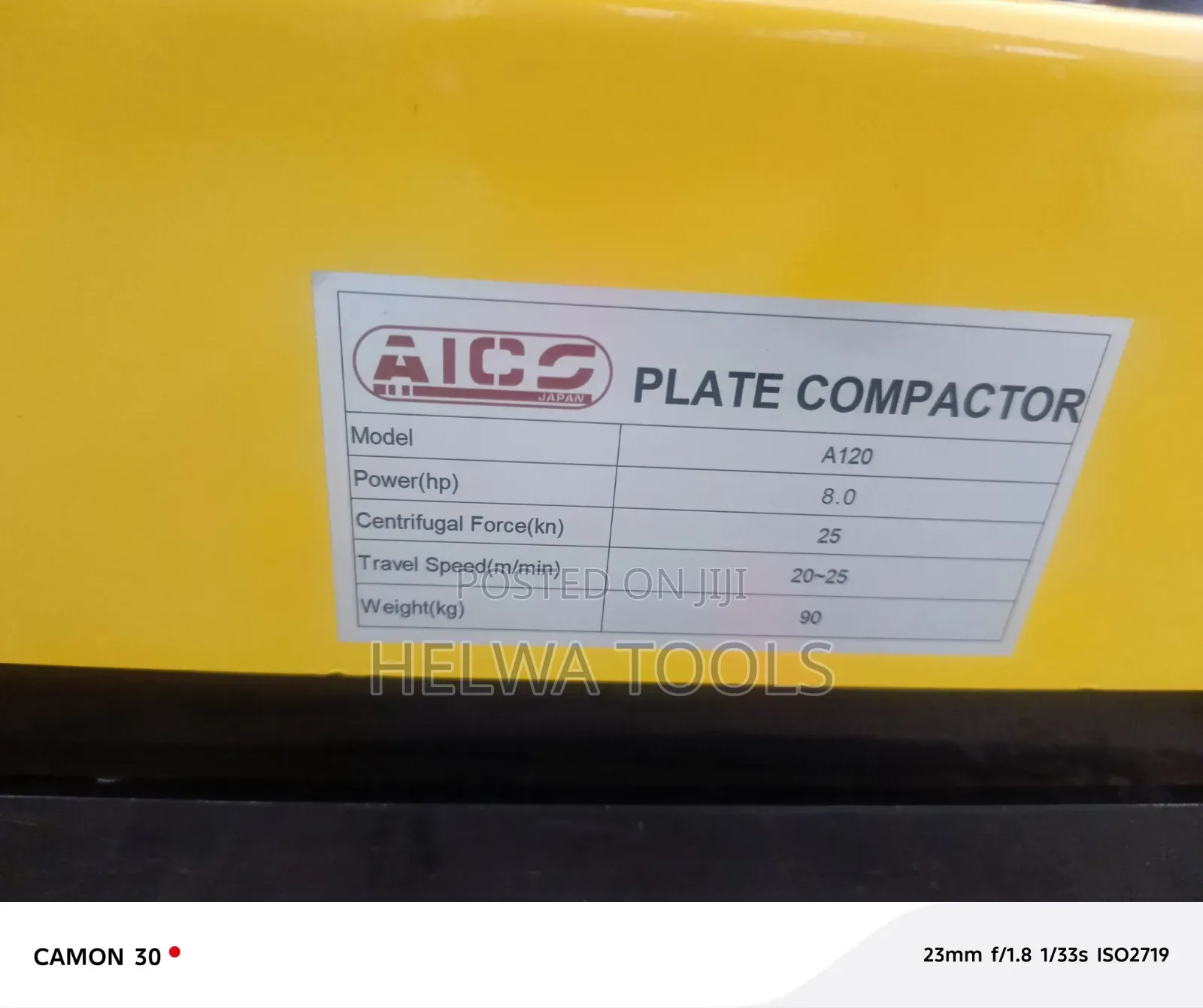 Plate Compactor 90 KGS