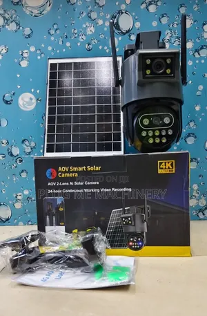 Quality AOV Lens Ai Smart Solar Camera / Top Guarantee 4G and E-Sim