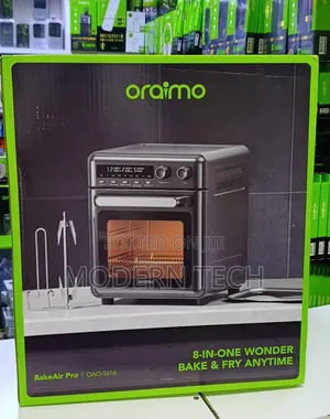 Oraimo BakeAir Pro 8-in-1 20L 230°C Air Oven