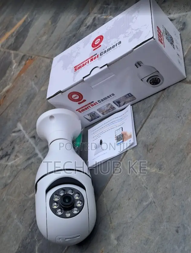 Wireless Bulb CCTV Security Camera With Two-Way Audio Mobile App