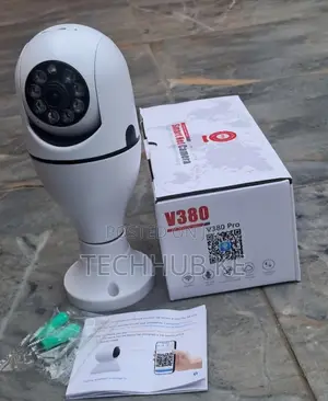 V380 Pro Bulb PTZ Camera With AI Motion Detection Night Vision