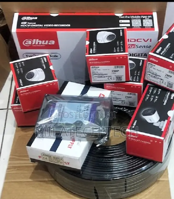 4 Channel CCTV Camera Kit With Dahua