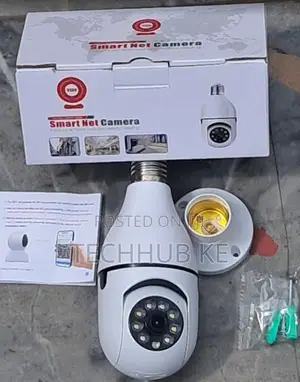 360° WiFi Bulb CCTV Camera With Two-Way Talk Remote Viewing