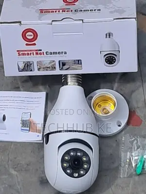 Indoor Bulb PTZ Camera With Night Vision and Mobile Alerts