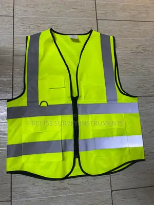 Heavy Duty Reflective Safety Vest With Multiple Pockets