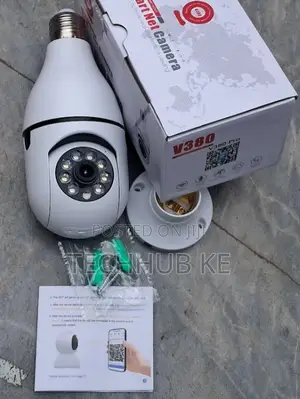 E27 Bulb PTZ CCTV Camera 1080P HD WiFi Home Security Camera