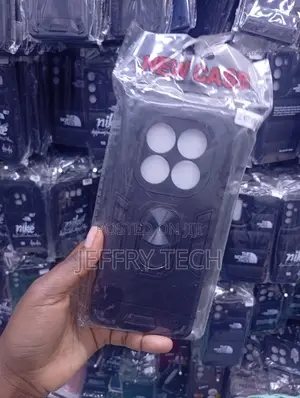 Redmi Note 14 Pro Black Hybrid Armor Case