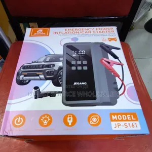 Jeqang 4-in-1 Car Jump Starter With Air Compressor