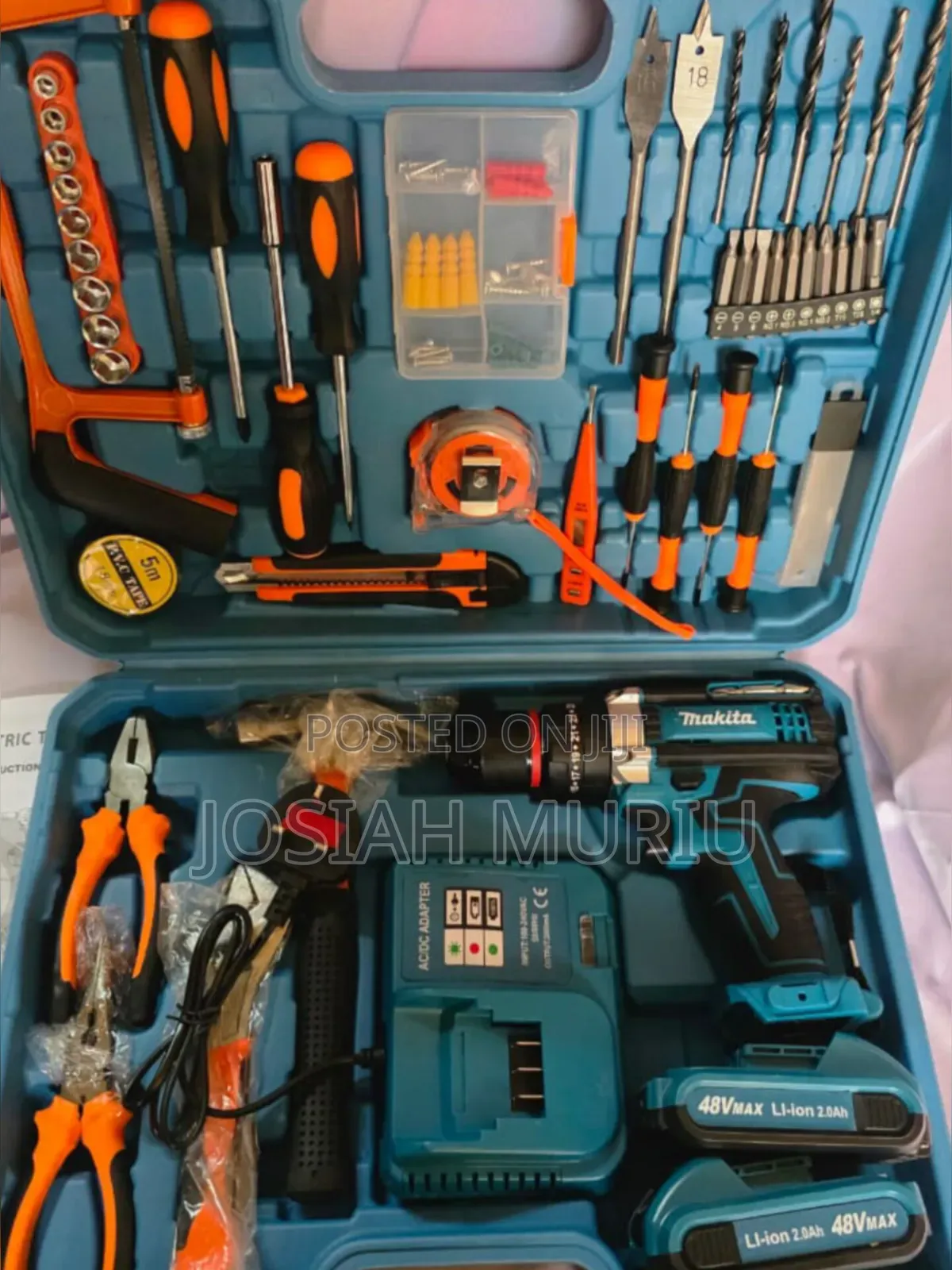 Makita 48v Drill Set With Two Batteries