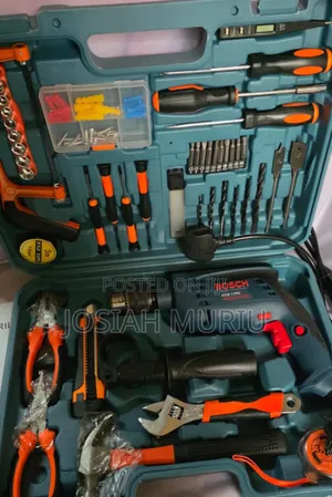 Bosch Corded Drill Set With Accessories