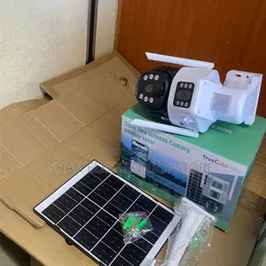 3MP+3MP IP66 Waterproof V380 Pro Smart 4G Solar Outdoor Cam