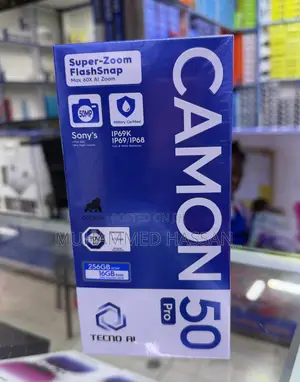 New Tecno Camon 50 Pro 256 GB Gray
