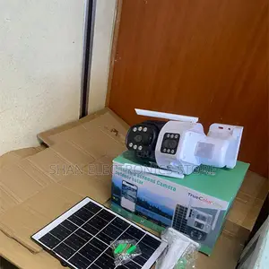 4MP + 4MP Solar Camera 4G Dual Lens PTZ With SIM Slot 24/7 Operation
