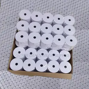 Sharp Printing Output 50 PCS 80mm by 80mm by 13mm Thermal Paper Rolls