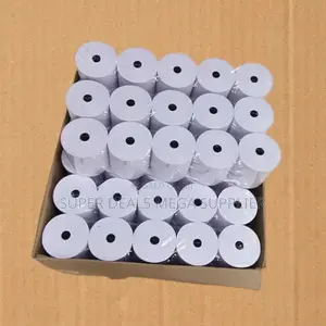 Precision Cut 50 Pieces 80mm by 80mm by 13mm Thermal Paper Rolls