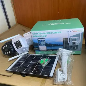 HD Day and Infrared Night Vision Solar-Powered 4G R PTZ CCTV Cam