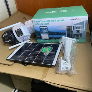 Dual Lens Security Cam Digital 4G Solar – Outdoor PTZ CCTV Cam
