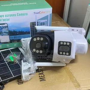 PTZ (Pan-Tilt-Zoom)Weatherproof 4G Solar Dual Lens – Outdoor PTZ CCTV