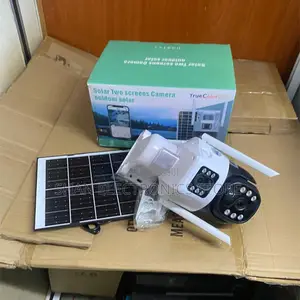 Rechargeable Long-Lasting–Outdoor PTZ CCTV 4G Dual Lens Security Cam