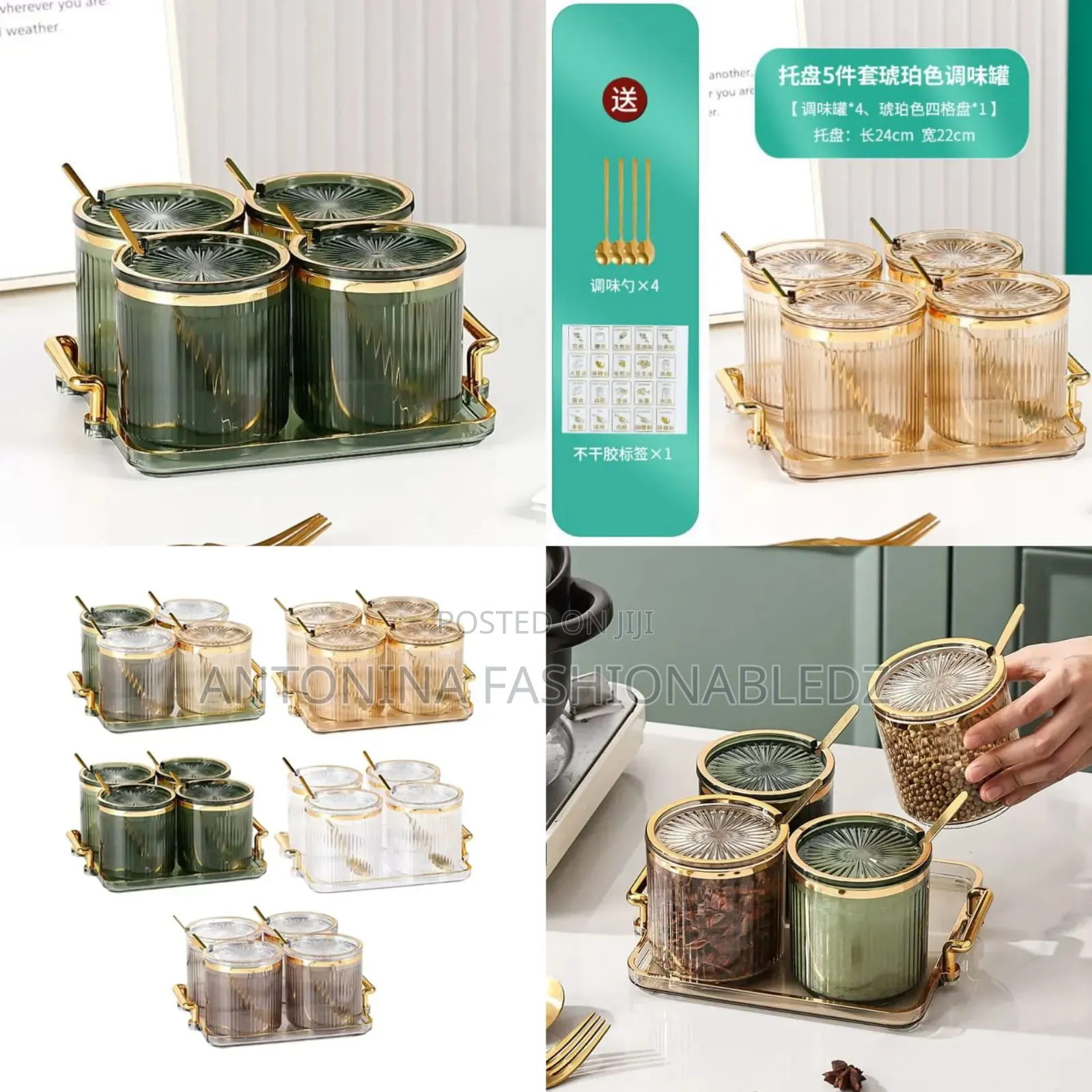 Luxury Acrylic Seasoning Set